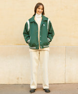バーシティスタジャン/RCH varsity stadium Jacket green
