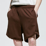 2ウェイワッフルハーフバンディングパンツ / 2way waffle half banding pants brown