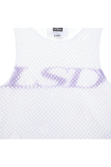 [23SS LSD COLLECTION] メッシュレイヤードノースリーブトップ / [23SS LSD COLLECTION] Mesh Layered sleeveless Top_White
