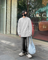 ブラッシュワイドジーンズ / Brush Black Wide Jeans