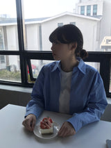 ルーズクロップシャツ