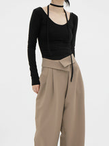 フォルディングスラックス / Folding slacks (2color)