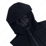 クロップパッドデッドフードベスト/[Unisex] Cropped padded hooded vest (2 colors)