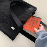 Oxford simple line bag - black