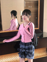 Tracking cardigan