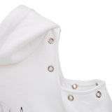 アイレットウォーマークロップフーディー / 223 EYELET WARMER CROP HOODIE - WHITE