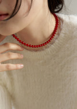 red onyx necklace