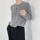 Round Neck Cardigan