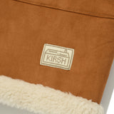 CHERRY SUEDE MUSTANG JACKET [CAMEL]