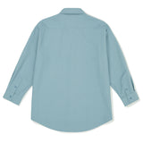 Solid Overfit Long sleeve shirt [LIGHT BLUE] (6618544242806)