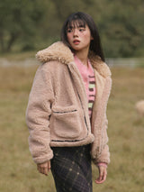Fur-collar Dumble Jumper