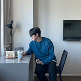 モーメントオーバーサイズフィットラウンドニット / Moment Oversized Fit Round Knitwear (7 colors)