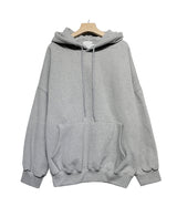 (×)(UNISEX) ラムス起毛フード