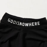 ハーフタートルネックスリーブレスT/HALF-TURTLE NECK SLEEVLESS T-BLACK