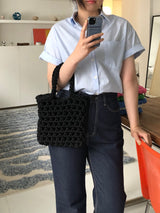 フルーツネットバッグ/fruit net bag (black)