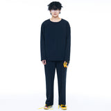 WOVEN T-SHIRT NAVY