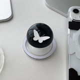Black Butterfly Magsafe Phone Case Bead Tok Set