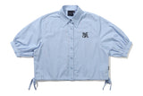ウーマンズバルーンハーフシャツ / WOMANS BALLOON HALF SHIRT_SKY BLUE