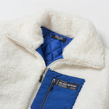 Classic Fleece Zipup Jacket - White (6624509329526)