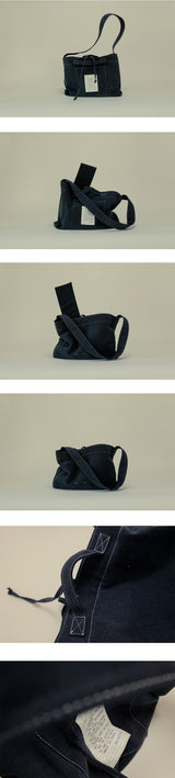 クロスビンテージキャンバスバッグ / Cross Vintage Canvas Bag - Navy