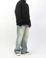 ツイストラインブラッシュデニムパンツ / Twist Line Brush Denim Pants