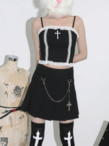 0 6 cross lace bustier (6601590964342)