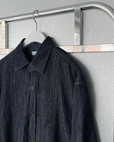 モノリネンツータックデニム / LE Mono Denim Long-Sleeved Shirt