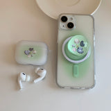 Ocean Green Gradation AirPods Case_matt