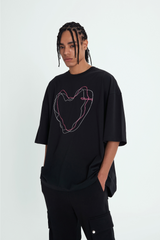 Overfit Line Drawing T-Shirt