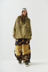 コージーフーデッドアノラックジャケット/BSR2223FWJK083 COZY HOODED ANORAK JACKET KHAKI