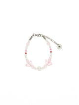バタフライパールブレスレット / BUTTERFLY PEARL BRACELET PINK