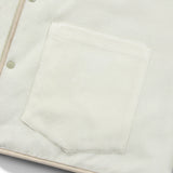 [Riversible]Fleece & Padding Vest V2 Beige (6622449041526)
