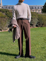 ASCLO Rose Semi Wide Slacks (4color)