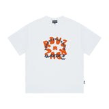 フラワーリーフロゴTシャツ / flower leaf logo t-shirts - WHITE