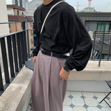ボックスリングロングスリーブTシャツ