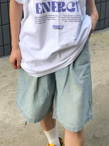 カラコラデニムハーフパンツ