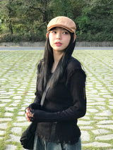 デモリデストロイⅤネックニット