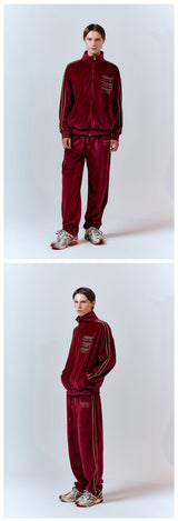シグネチャートラックパンツ/SIGNATURE TRACK PANTS [BURGUNDY]