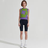 Flower Knit vest [Green] (6679676584054)