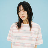 ストライプセラーEMBロゴSS Tシャツ/STRIPED SELLER EMB LOGO SS TEE BEIGE(CV2CMUT519A)