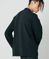 ハーフネックエッセンシャルロングスリーブ / half neck essential long sleeve black