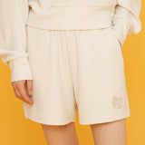 プリーツハーフパンツ / PLEATS HALF PANTS_IVORY