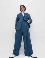 Pleated Wide Leg Long Slacks(3 color) (6596180639862)