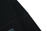 ポケットジップアップスウェットシャツT63/Pocket Zip-up Sweatshirt T63 Black