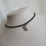 メルビーザキャットシリーズ - キャットフェイスチョーカー / Melbie the Cat Series - Cat Face Choker (Silver ver.) (FIFTY FIFTY Aran, Alice Sohee Necklace)