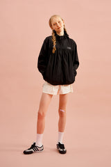 チェリーフーディーウィンドウブレーカー／CHERRY HOODIE WINDBREAKER [BLACK]