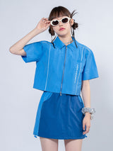 ウィンディロゴジップアップジャケット / WINDY LOGO ZIP-UP JACKET _ BLUE