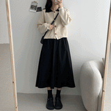 フォーミンカラーリングポケットニットカーディガン/Fomin Collar Coloring Pocket Knit Cardigan