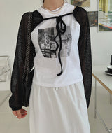 フォトスリーブレス/Photo sleeveless (3color)