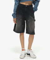 7 denim pants (black)